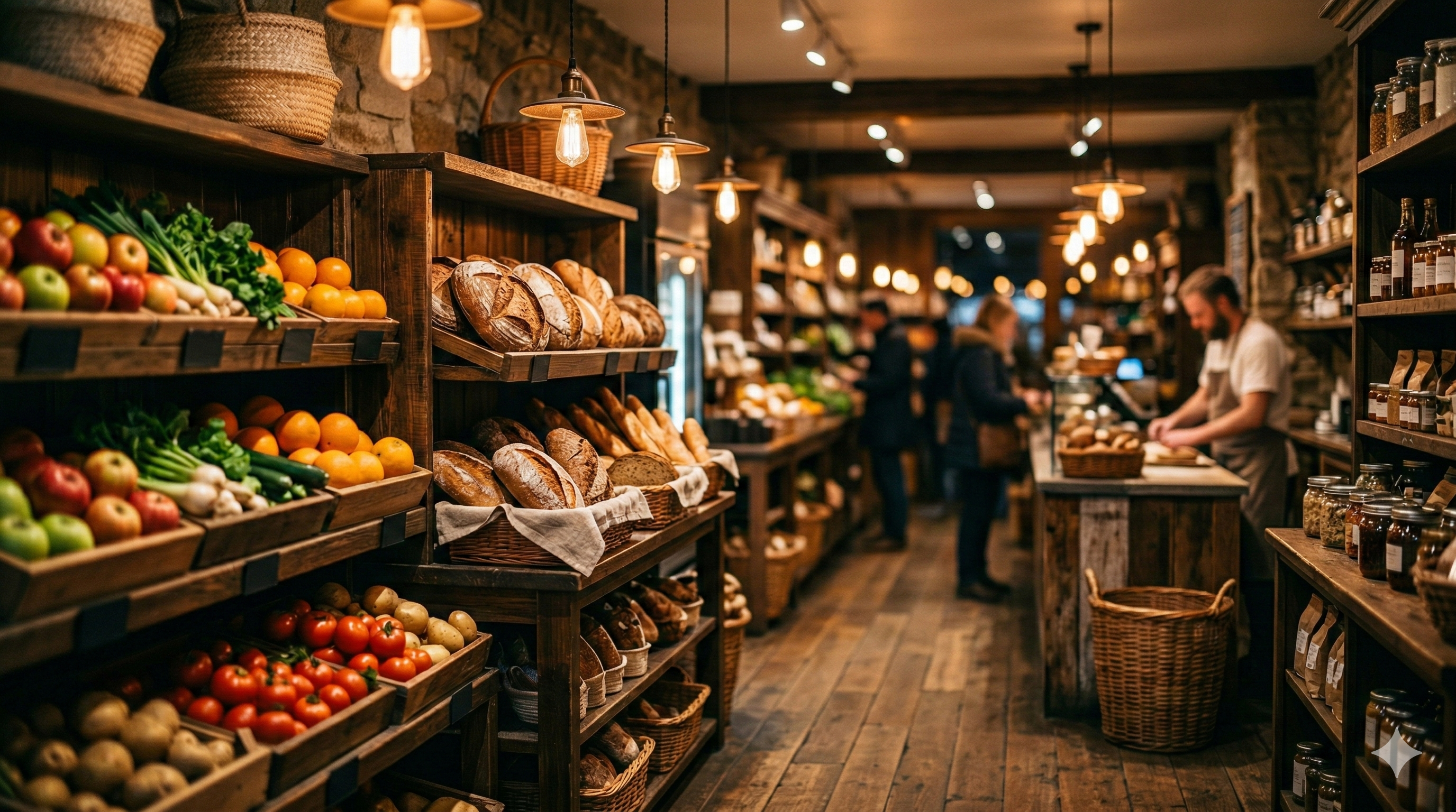 Fundo mercearia local
